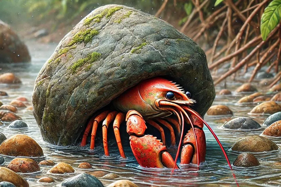 Cuba teka peribahasa yang digambarkan oleh kecerdasan buatan (AI).