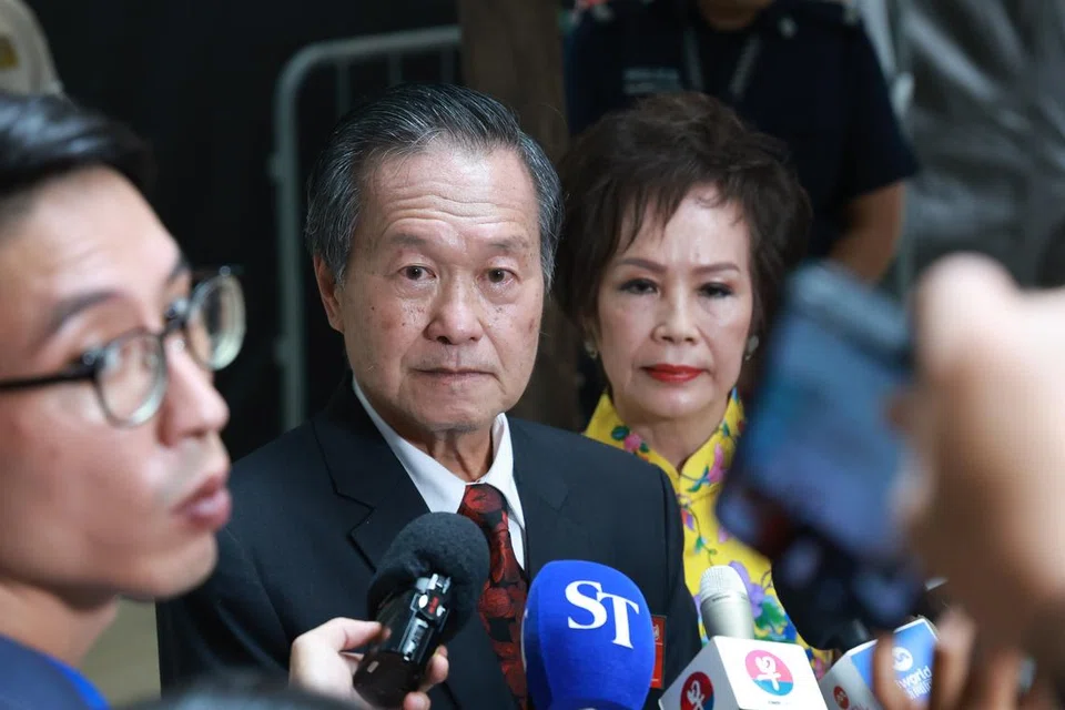 DISOAL MEDIA: Encik Tan Kin Lian menemui wartawan selepas dinamakan sebagai calon Pilihan Raya Presiden pada Selasa (22 Ogos).