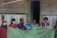 papua, kelambu, malaria.
