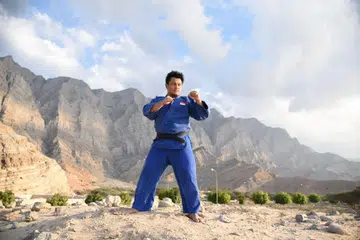 LIHAT PELUANG: Encik Bambang Rifandi Ridwan mengambil kesempatan dengan trend dan minat mendalam yang ditunjukkan penduduk Dubai untuk mempelajari seni mempertahankan diri.