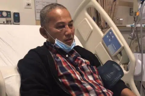 MENCARI SAKSI PERCUBAAN ROMPAKAN: Pengguna Facebook Muhd Taufiq, anak pemandu teksi terbabit, berkata bapanya diserang oleh seorang lelaki berusia 30-an tahun.