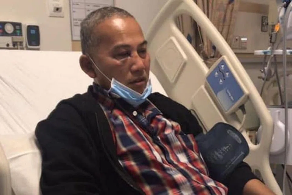 MENCARI SAKSI PERCUBAAN ROMPAKAN: Pengguna Facebook Muhd Taufiq, anak pemandu teksi terbabit, berkata bapanya diserang oleh seorang lelaki berusia 30-an tahun.