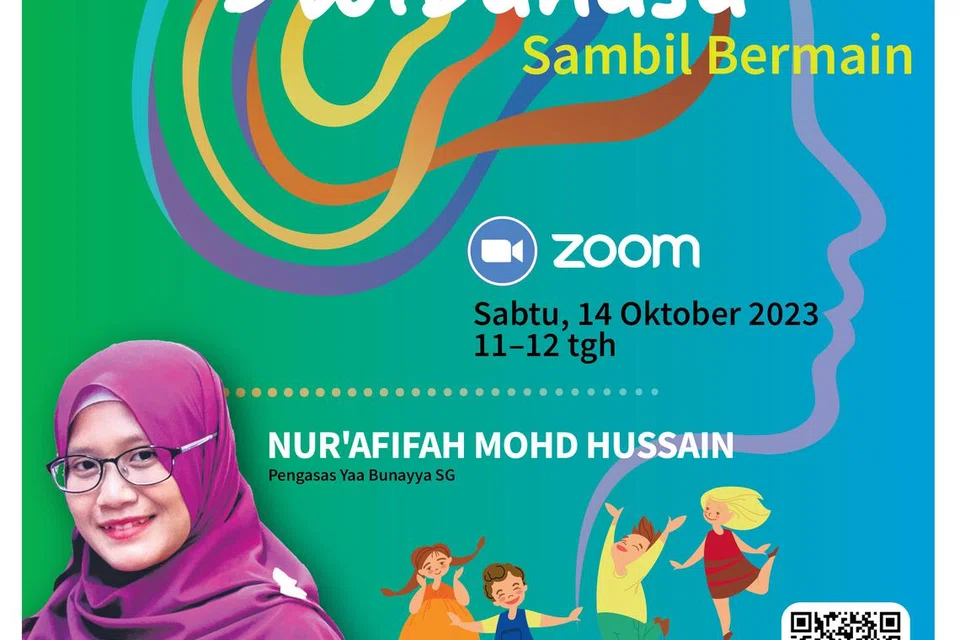 SESI UNTUK IBU BAPA: Sesi ‘Mengasah Kemahiran Dwibahasa Sambil Bermain’ mengajar ibu bapa meneroka cara terbaik pupuk kemahiran dwibahasa dalam diri anak-anak. 
