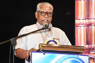 Presiden Malaysia Hindu Sangam, Encik T Ganesan. 