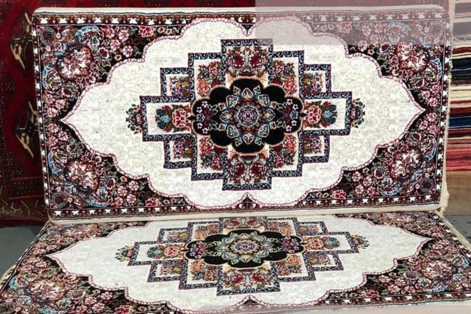 BERMUTU: Tabriz Carpets menyediakan produk seperti permaidani, sarung bantal dan pelbagai hiasan rumah. - Foto TABRIZ CARPETS PTE LTD 