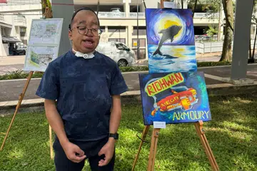 muhammad ridhwan masli, sg60, bukit gombak, lukisan, pameran