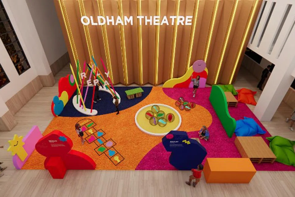 Pengunjung boleh bermain dengan permainan tradisional kanak-kanak di pameran, ‘Timeless Fun Through Childhood Games’, sebahagian daripada acara ‘Re:Play AT SG’ di Arkib Negara (NAS) pada 23 Ogos hingga 7 September. 