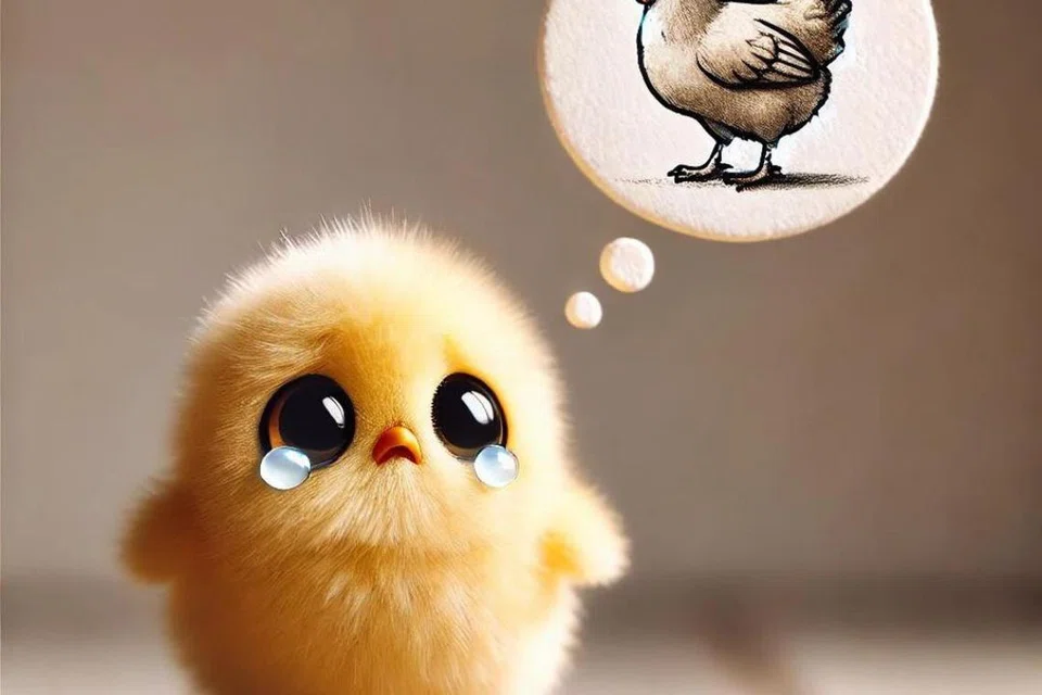 Cuba teka peribahasa yang digambarkan oleh kecerdasan buatan (AI).