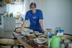 GEMAR MASAK: Wartawan Harith Mustaffa mula gemar memasak selepas mendapat inspirasi masakan ala Mediterranean ketika bertugas di Timur Tengah pada lewat 2022.