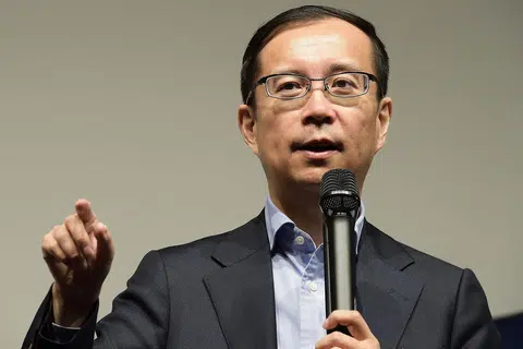 PEMIMPIN BARU: Encik Zhang, 46 tahun, dikenali sebagai individu yang banyak merangka strategi kejayaan Alibaba. - Foto AFP
