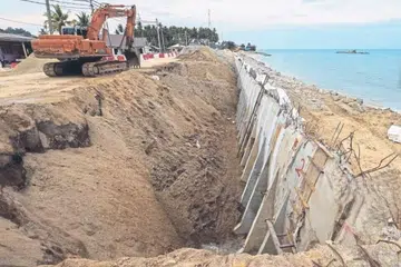 pantai terhakis, Malaysia