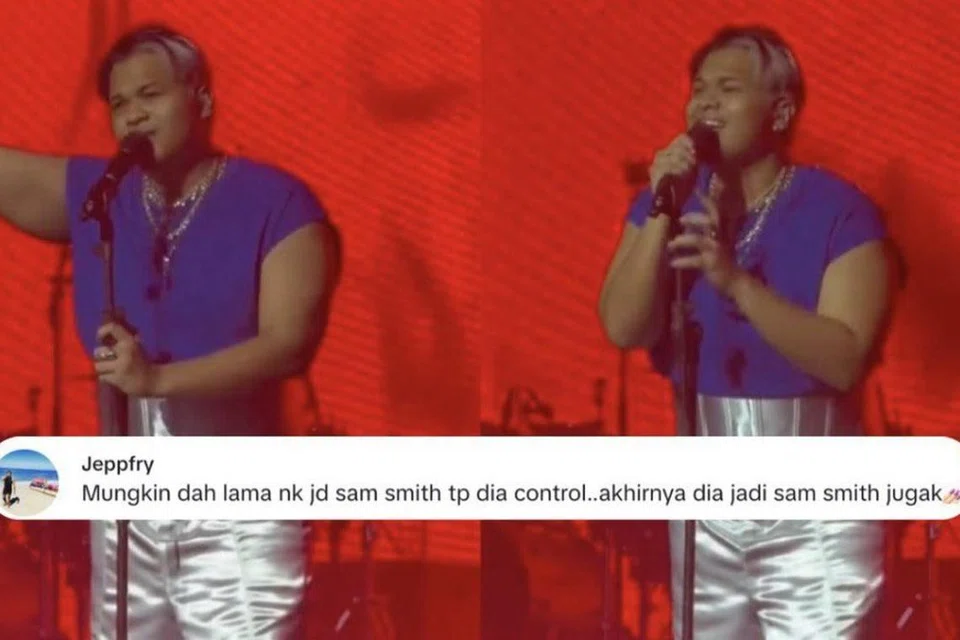 SAM SMITH MALAYSIA?: Aizat Amdan menjadi topik perbualan hangat warganet melihat pada penampilan terkininya yang persis bintang Barat, Sam Smith, yang bergaya flamboyan.