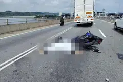 kemalangan, Linkedua, maut rempuh lori, berita Johor hari ini, kemalangan motosikal Singapura, Iskandar Puteri, Seksyen 41(1) APJ 1987