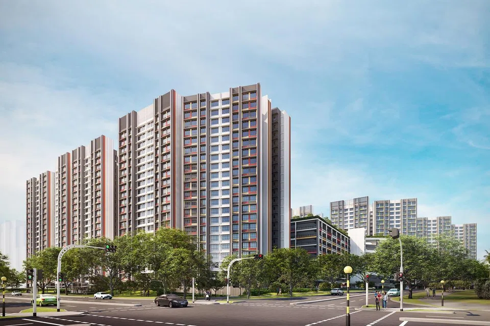 FLAT BARU DI BEDOK: Sebanyak 1,640 flat ditawarkan di Bedok South Blossoms, yang terletak di tapak berhampiran stesen MRT Tanah Merah yang bersempadan dengan Bedok South Road dan Bedok South Avenue 3.