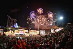 RIVER HONGBAO: Antara acara utama yang pertama sempena acara memperingati 200 tahun Singapura, Bicentennial Singapura, tahun ini.