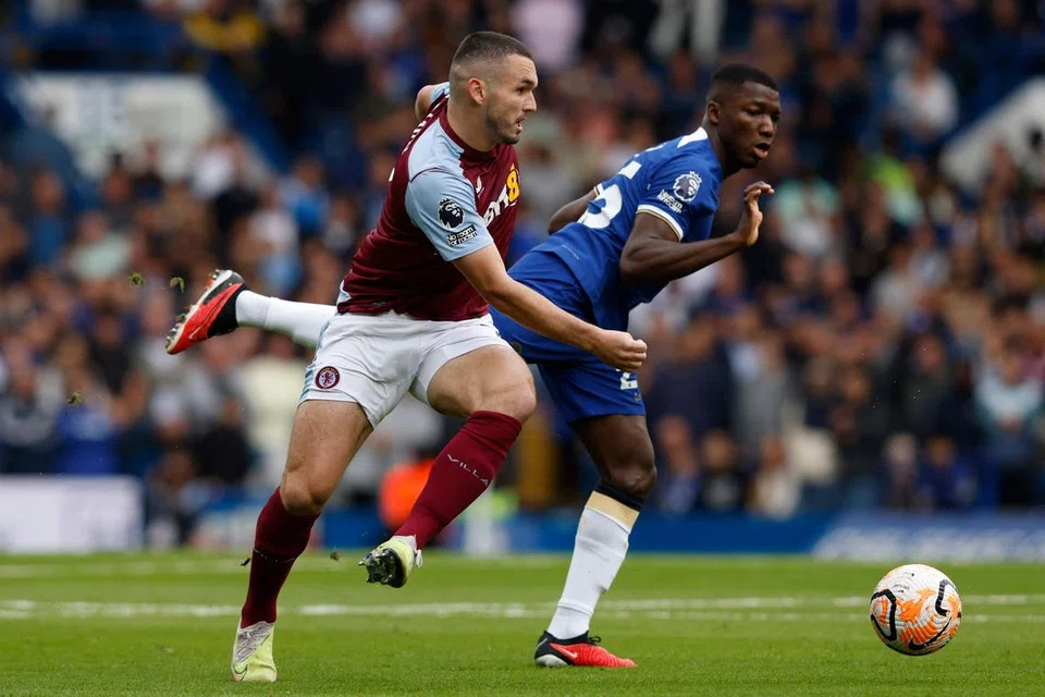 TUNJUK HEBAT: Aston Villa tundukkan Chelsea 1-0 di Stamford Bridge pada 24 September. 