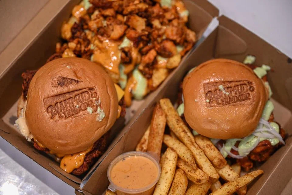 mahmud’s tandoor, menu, burger 