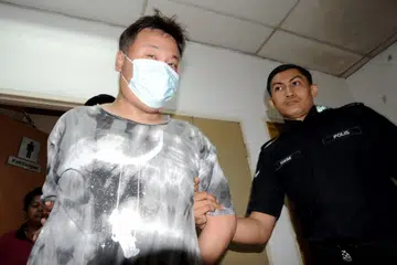 Warga, Singapura, Johor, denda, ludah, rosak kenderaan