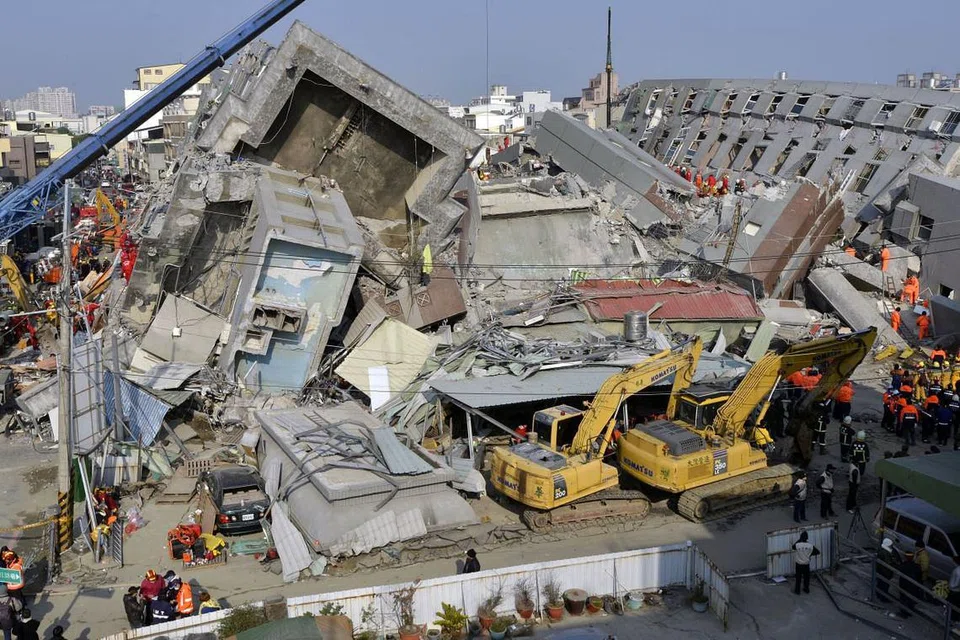 Pada Februari lalu, 117 orang mati apabila kompleks apartmen runtuh di bandar selatan Tainan akibat gempa sekuat 6.4 pada skala Richter. 
