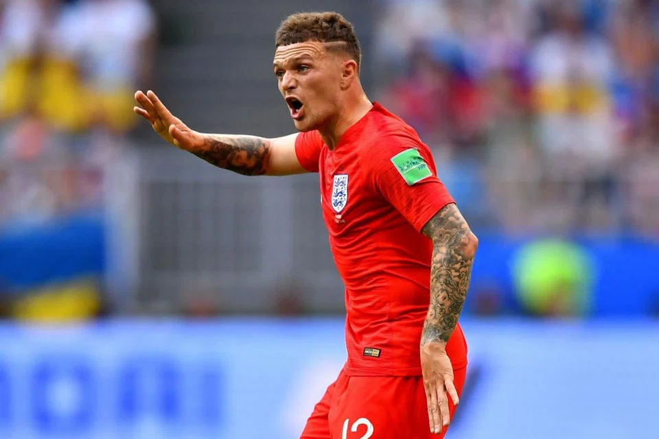 PEMAIN BEK YANG BIJAK: Kieran Trippier pernah berlatih dalam akademi Manchester City tetapi tidak pernah menyarung jersi utama kelab tersebut. - Foto REUTERS 