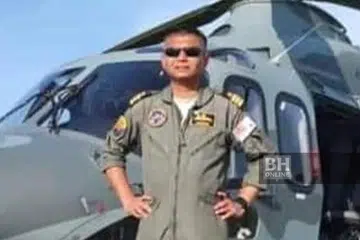 Komander Muhammad Firdaus Ramli, antara mangsa nahas dua helikopter bertembung dan terhempas di Pangkalan TLDM Lumut, Perak hari ini.