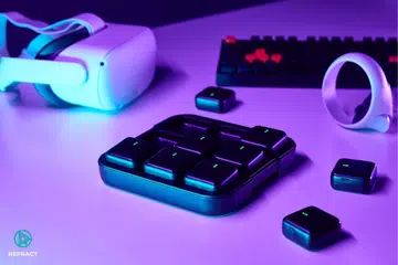 PRODUK VR: Firma setempat Refract Technologies membangunkan alat rakam gerakan bagi industri reality maya.