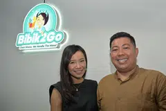 Pelakon dan penyanyi Singapura, Ikah Jamil (kiri) dan suaminya, Aliff Zainal, yang merupakan pengasas perniagaan makanan dan minuman (F&B)  ‘Kream’ dan ‘Frites’, baru sahaja berkecimpung dalam perniagaan agensi pembantu rumah dengan melancarkan ‘BIBIK2GO’.