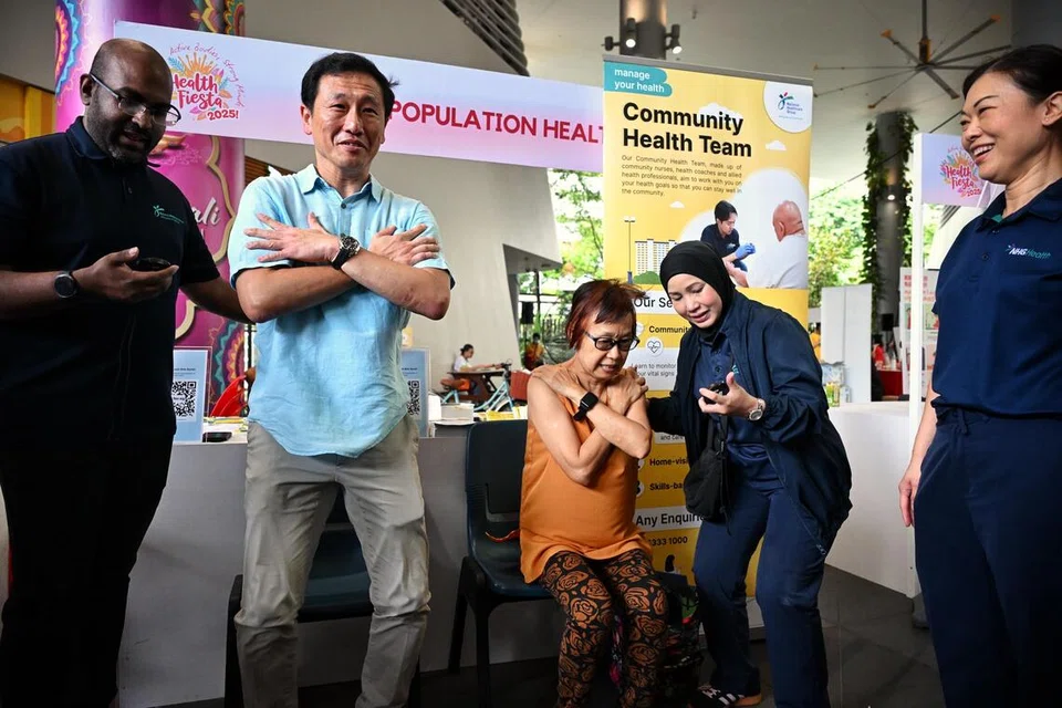 Ong Ye Kung, pesta kesihatan, Pos kesihatan masyarakat 