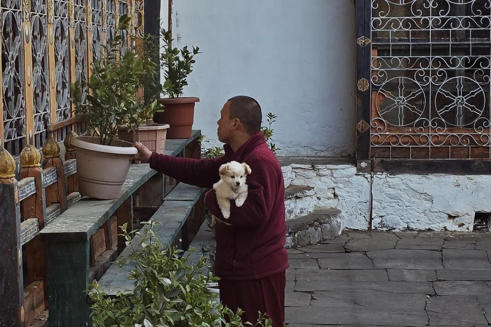 Kuil Jambay Lhakhang di Bumthang.