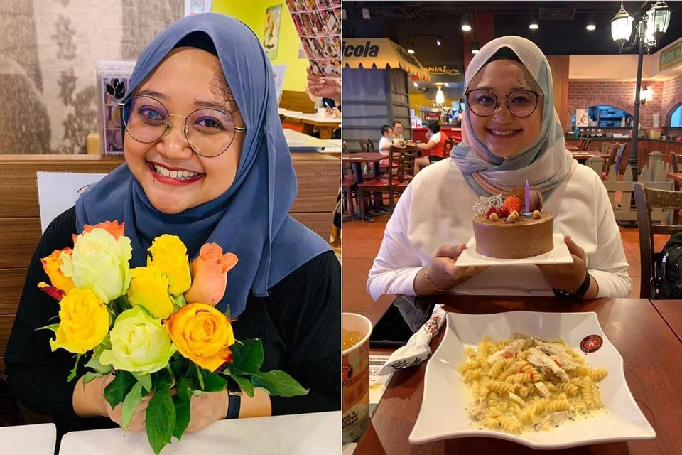 PENGALAMAN DAN CABARAN: Cik Norshahira sebelum pembedahan (kiri), selepas pembedahan (kanan) dan sewaktu berusia 5 tahun. - Foto ihsan NORSHAHIRA AMAT PAIMAN