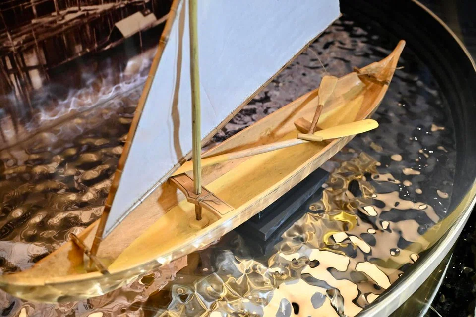 jongkong, Orang Laut, Galeri Sejarah Singapura, muzium negara singapura, orang laut, sejarah maritim