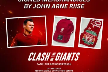 Pembaca Berita Harian (BH) berpeluang  memenangi hadiah khas Liverpool yang ditandatangani pemain legenda Liverpool, John Arne Riise. Barangan tersebut bernilai $200. 