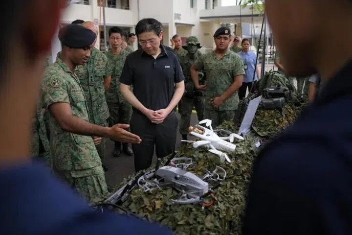 Singapore, Prime Minister, Perdana Menteri, Lawrence Wong, Mandai Hill, drone