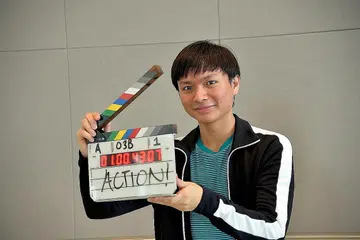 MENGEMBANG MINAT SENI: Rashad Faizal memaparkan perkembangan baik selepas tukar jurusan daripada teater kepada pembikinan filem di Sekolah Seni Singapura (Sota). - Foto M.O. SALLEH