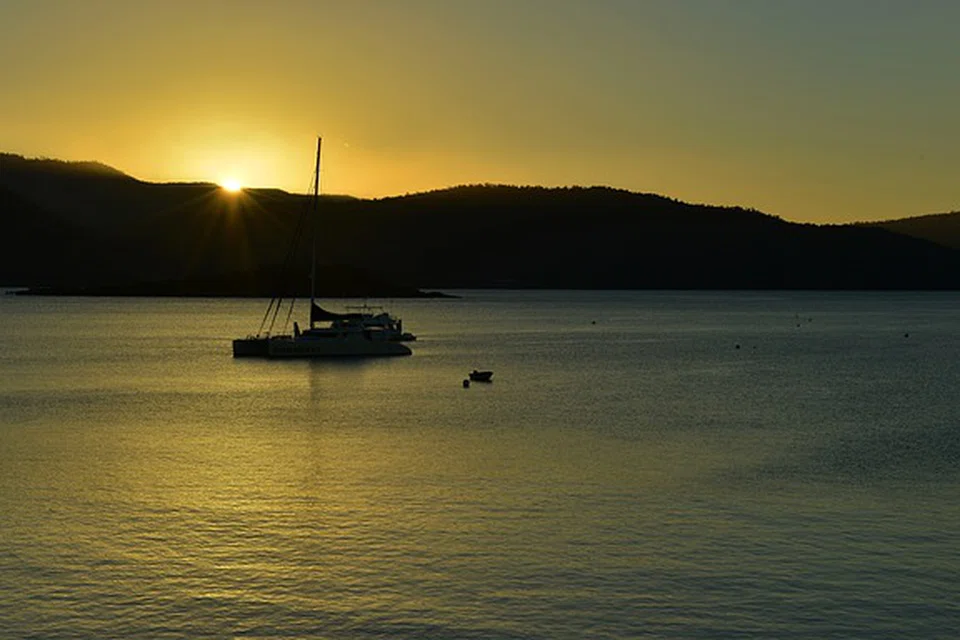 PEMANDANGAN INDAH: Whitsunday Islands menjadi pilihan pasangan yang ingin mendirikan rumah tangga.