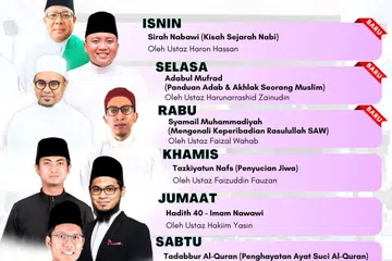 Kuliah bermula selepas solat subuh di dewan solat utama Masjid Al-Khair di Teck Whye Lane dan akan berlangsung 20 hingga 30 minit.
