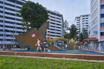 TAMAN PERMAINAN NAGA ANG MO KIO: Taman permainan ini adalah antara empat taman permainan naga lama yang masih ada di Singapura.