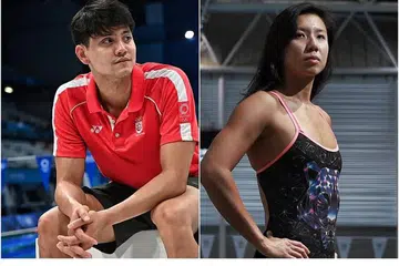 Perenang Joseph Schooling (kiri) dan Amanda Lim akui gunakan dadah. Foto fail 