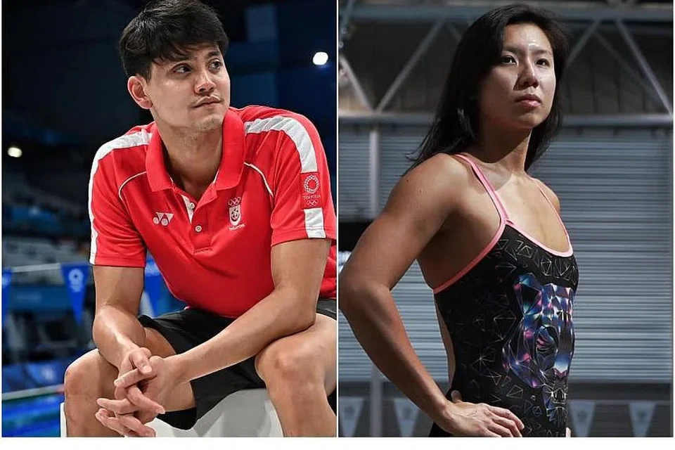 Perenang Joseph Schooling (kiri) dan Amanda Lim akui gunakan dadah. Foto fail 