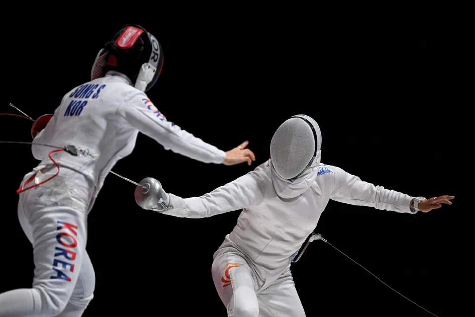 Kiria Tikanah, Sukan Asia, lawan pedang epee