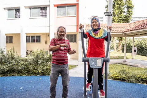 JAGA KESIHATAN: SG Lebih Sihat bertujuan menyokong warga Singapura untuk menjaga kesihatan mereka dengan lebih baik.