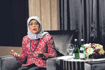 Presiden Halimah Yacob.