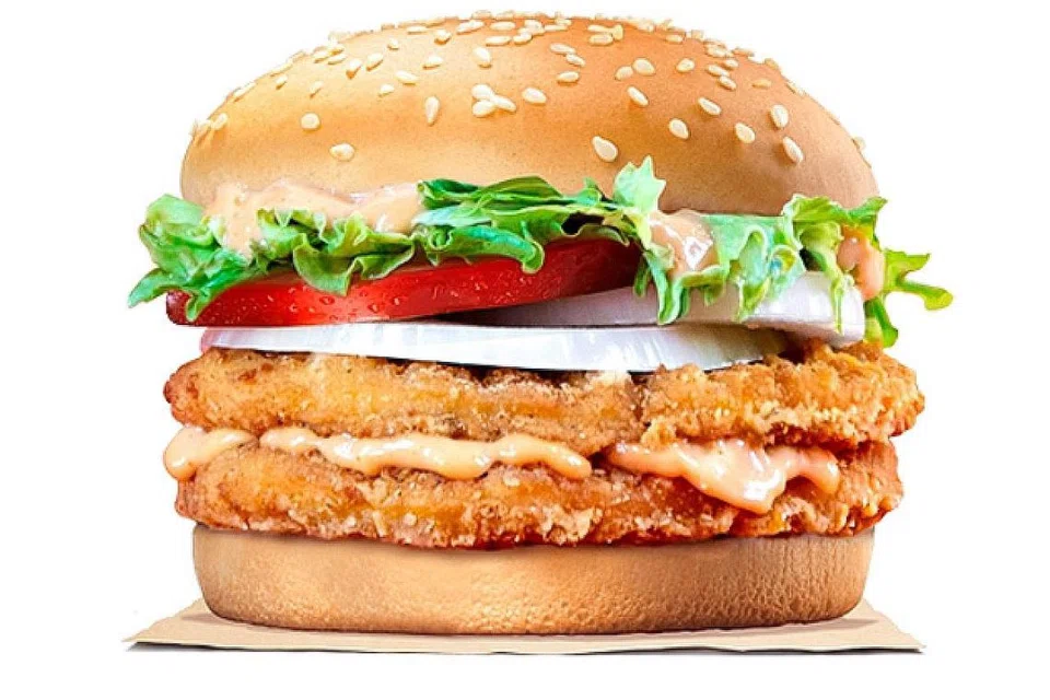 BURGER 'ISTIMEWA': Burger King menawarkan burger mentaiko dalam dua pilihan - salmon atau ayam. - Foto BURGER KING