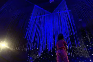 PAMERAN TERBARU: Pameran terbaru The Artground diberi nama 'Deep Sea' oleh Wu Yanrong, di mana pengunjung boleh melalui pengalaman seakan berada di lautan dalam. - Foto THE ARTGROUND - A CURIOUS PLACE TO BE