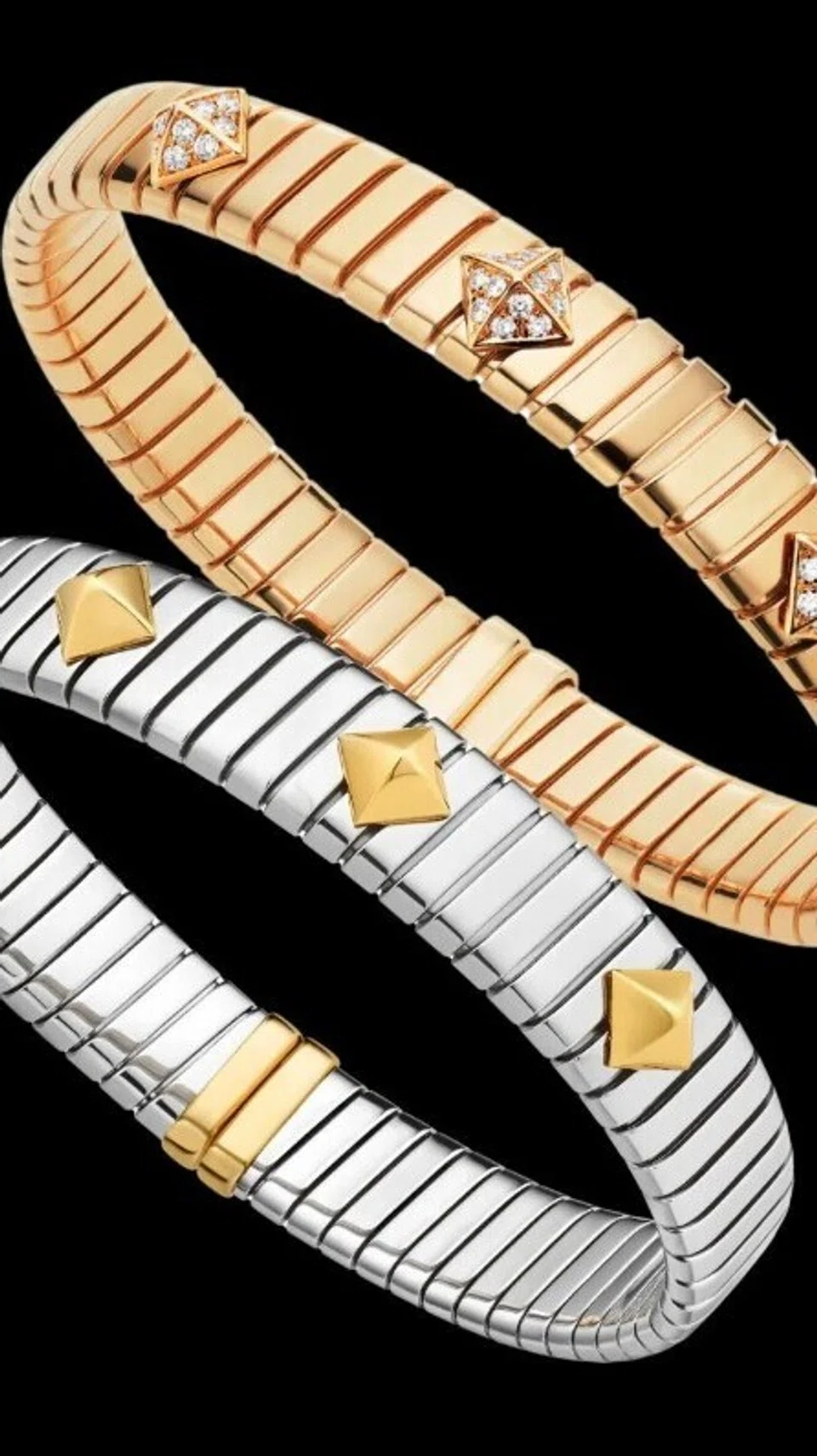 Gelang Tubogas dari Bvlgari ini direka untuk menghiasi pergelangan tangan secara semula jadi, sekali gus menawarkan keselesaan luar biasa.