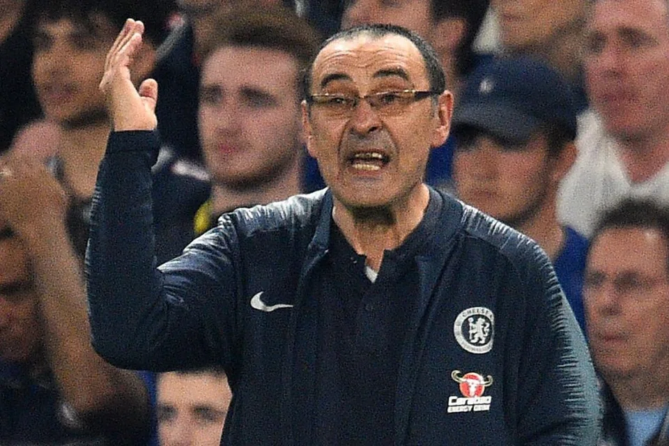 PENGURUS CHELSEA, MAURIZIO SARRI: Yakin Chelsea telah menunjukkan persembahan yang baik, tapi masih ada ruang untuk diperbaiki dan apa yang diperlukan sekarang adalah mereka kekal fokus. - Foto AFP