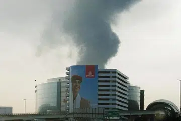 Lapangan Terbang Dubai, sasaran penumpang, perang Iran, perang