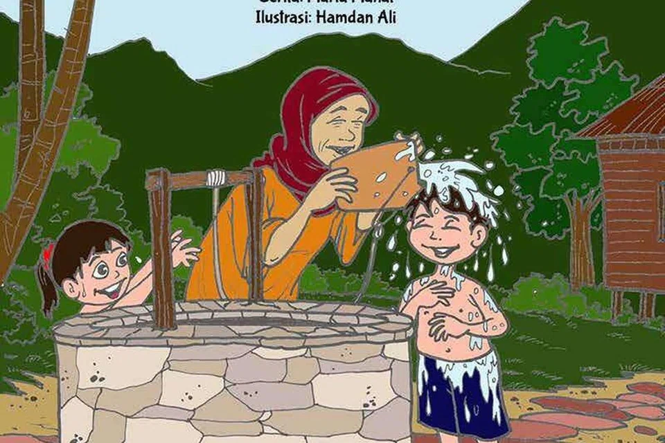 PERIGI:  Kisah Radin Mas Ayu: Ditulis Cik Maria Mahat dan mengisahkan dua adik-beradik yang mendengar cerita nenek mereka tentang Radin Mas Ayu. 