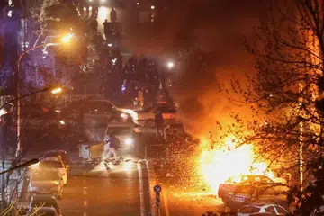 bantahan, Iran, Ayatollah Ali Khamenei, Trump