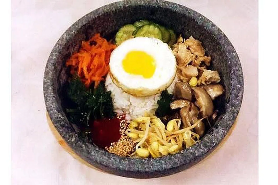 ikan bakar bibimbap